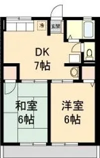 サンハイム伊勢B棟【2階】の間取り