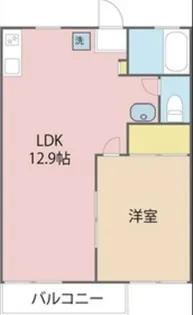 ポルシェ町田南大谷【1階】の間取り