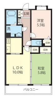 東京都練馬区中村3【マンション】の間取り