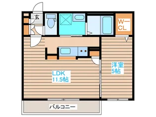 コスモス南郷丘【3階】の間取り