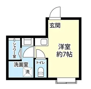 ガーベラ天神ビル【8階】の間取り