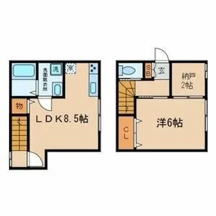 PLANTA 中目黒【1階】の間取り