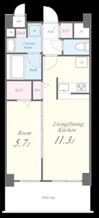 キルシュバーム深江【4階】の間取り