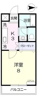 コーポ半田5【3階】の間取り