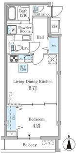 東京都港区西麻布3【マンション】の間取り
