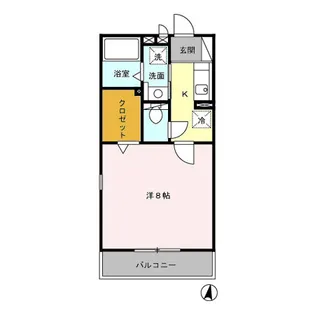 ルシェッロ【1階】の間取り