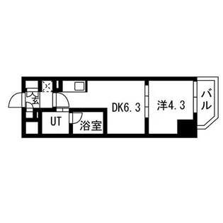TRADIS両国III(トラディス両国III)【2階】の間取り