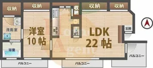 シャトー阿佐谷【3階】の間取り