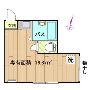 第二代田橋アーバンライフ【2階】の間取り