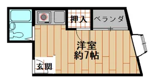エストメゾン【2階】の間取り