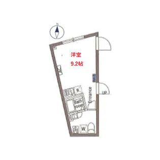 東京都品川区東大井6【マンション】の間取り