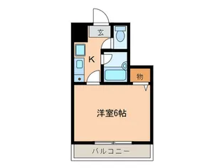 VIVIAN尾頭橋【6階】の間取り