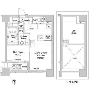コンフォリア新川【9階】の間取り