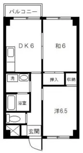 友ビル1号【4階】の間取り
