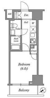 GENOVIAお花茶屋skygarden【7階】の間取り
