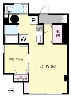 ツヴァイビル【6階】の間取り