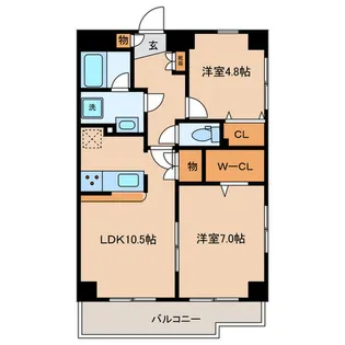 FOR YOU TANAKI【3階】の間取り