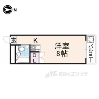 神殿マンション3号棟【3階】の間取り