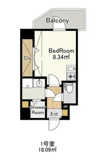 MODERN PALAZZO 博多VICINO【5階】の間取り