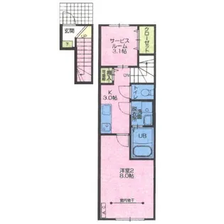みかん【2階】の間取り
