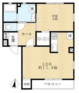 グレイス船堀【3階】の間取り