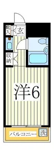 ジュネパレス柏第28【3階】の間取り