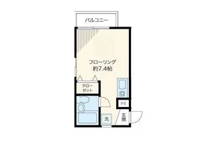 TCRE早稲田【1階】の間取り