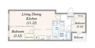 Primal 石神井公園【4階】の間取り