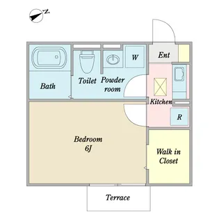 セピアコート【1階】の間取り