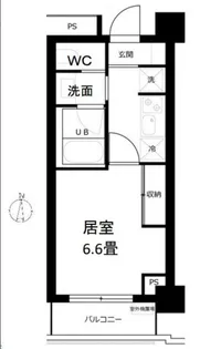 アーツ菊川【2階】の間取り