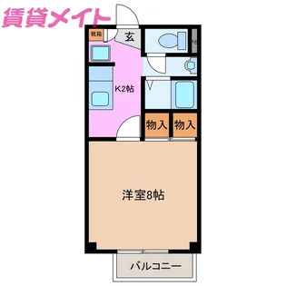 クレール【2階】の間取り