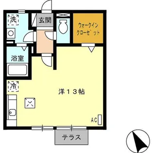 リースランド兵庫 B【1階】の間取り