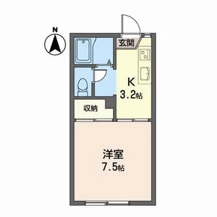 ハウディ・スライブ【1階】の間取り