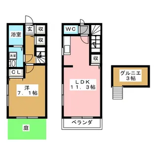 ドレミの里【2階】の間取り