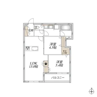 L’s Plus 豊玉中【4階】の間取り