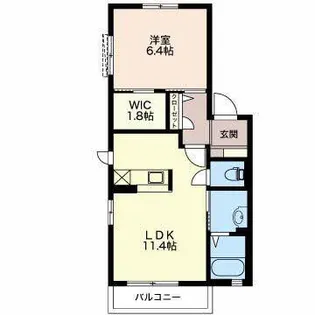 グランダーノ【1階】の間取り