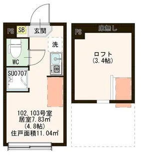 Kose Maison【1階】の間取り