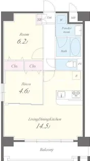 モンテジョア【9階】の間取り