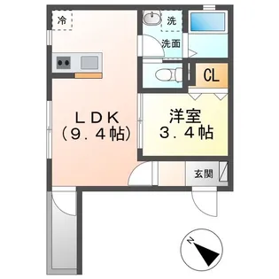 ライフワーク鳴海【2階】の間取り