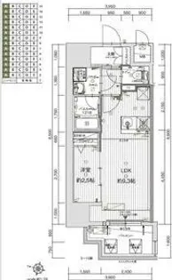 グランフォーレ久留米駅プレミア【2階】の間取り