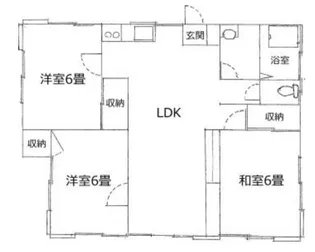 若葉の丘フェリチータ初音【1階】の間取り
