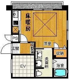 アルディア【4階】の間取り