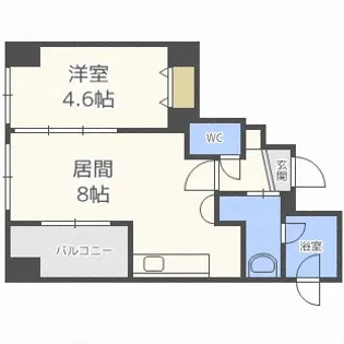 クラッセ円山 WEST【11階】の間取り