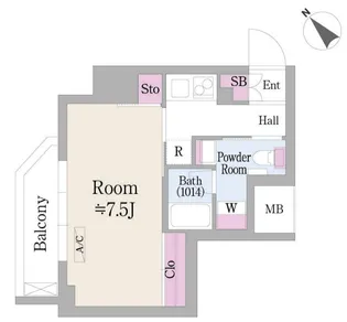 アーバンプレミア池尻大橋【5階】の間取り