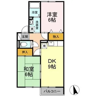 ロワジール I番館【1階】の間取り