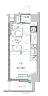クラリッサ川崎ルーナ【6階】の間取り