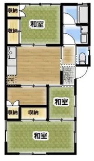ハウスサカイ【1階】の間取り