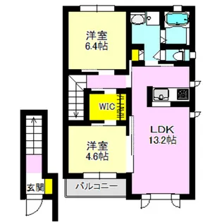 モデラードI【2階】の間取り