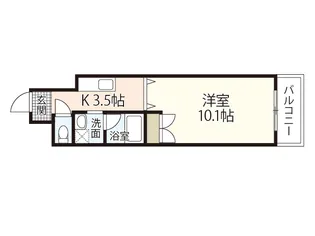 ヴィブレ大須【7階】の間取り