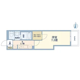 きらら【1階】の間取り